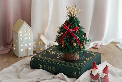 樂米花藝 【客製化禮物】聖誕樹 永生花 聖誕節 聖誕禮物 聖誕禮盒聖誕禮盒
