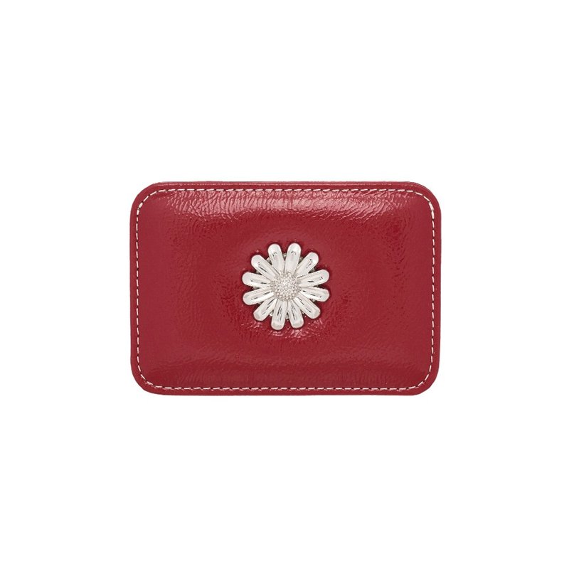 Daisy Slim Mini Transportation Card Wallet rose - 錢包/皮夾/長短夾 - 真皮 透明