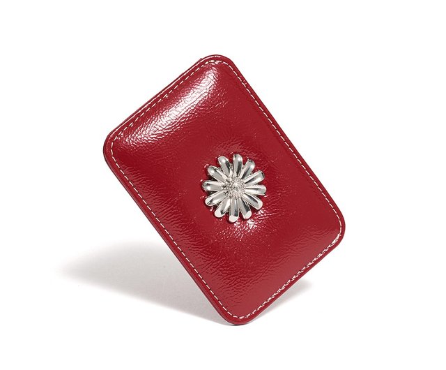 ☆LEMASQUE☆ Daisy Slim Mini Transportation Card Wallet Fuch Daisy Slim Mini Transportation Card Wallet rose - Shop