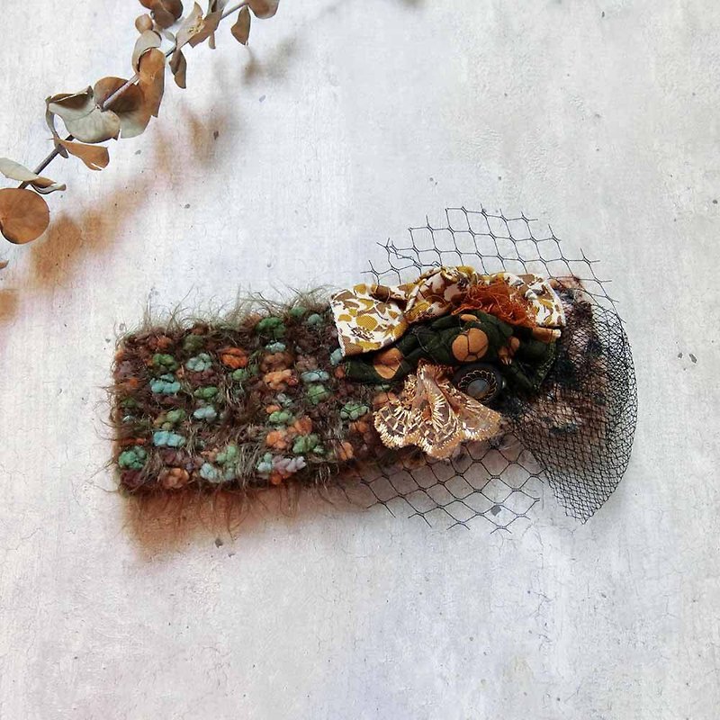 Gorgeous Showa Earth Crochet Headband - Headbands - Wool Brown