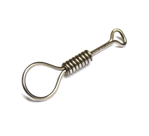 小物 JEFF DECKER Hang Noose Key Chain ROPED All Stainless Steel + Brass Noose Key Chain