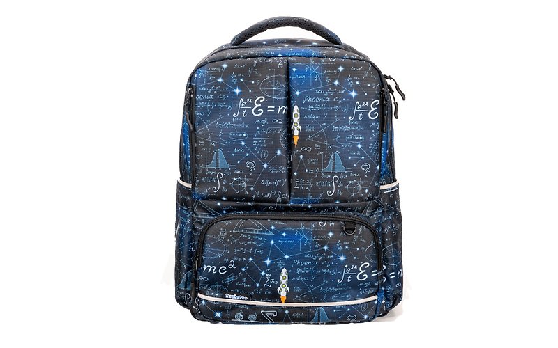Rocketee spine bag (equation rocket) - Backpacks - Polyester Blue
