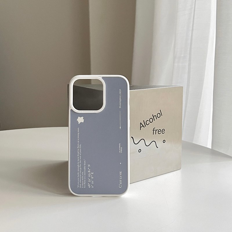 [City Traveler - Paris] | Rhino Shield Phone Case Paris Birthday Gift Valentine's Day Gift - Phone Cases - Other Materials Silver