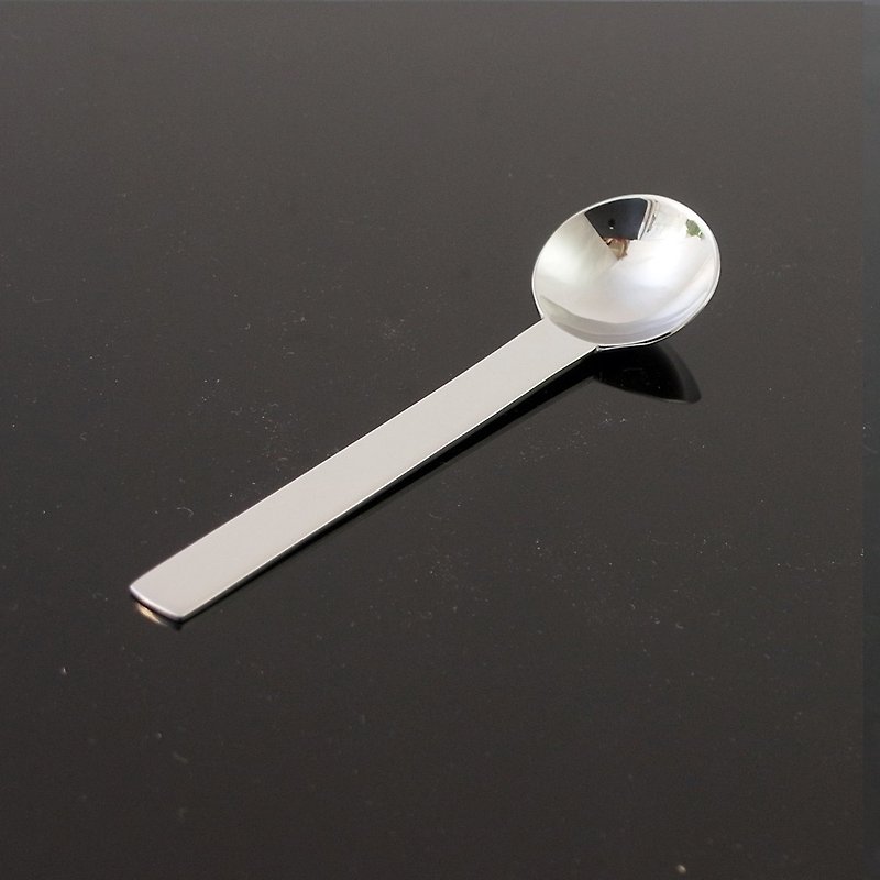 【日本Shinko】日本製 IF.Good Design獎 設計師系列 TI-1 咖啡匙 - 餐具/刀叉湯匙 - 不鏽鋼 銀色