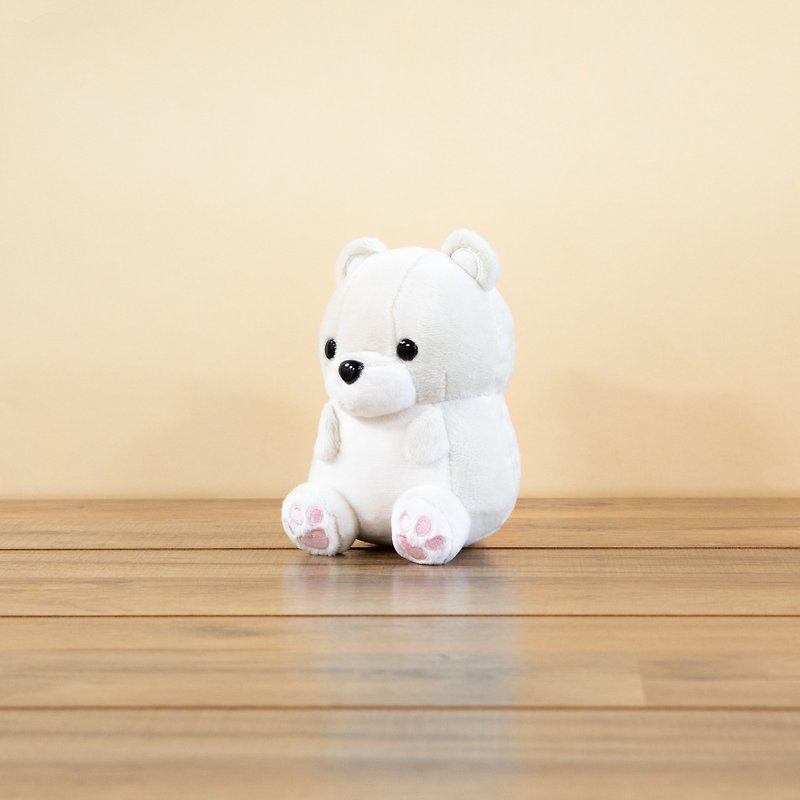 Mini Bellzi | Poli the Polar Bear - Stuffed Dolls & Figurines - Other Man-Made Fibers White