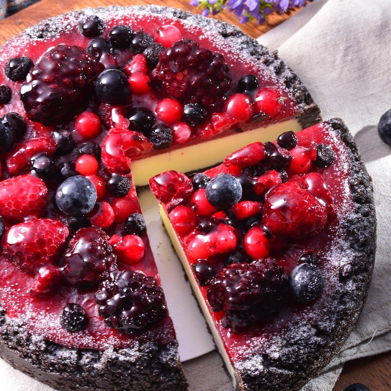 【Mother's Day Cake】Joyce's Handmade Dessert 6-inch Black Rock Berry Cheese - Cake & Desserts - Fresh Ingredients 