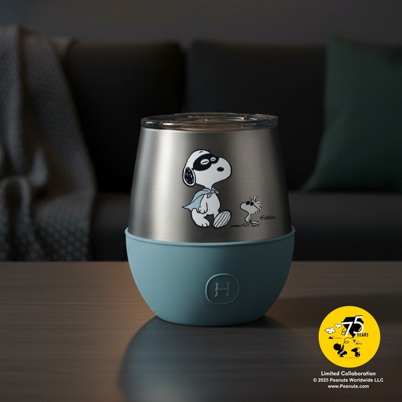 【Pinkoi x SNOOPY】HYDY 240ml 鈦灰杯-亞得里亞海 - 保溫瓶/保溫杯 - 不鏽鋼 灰色