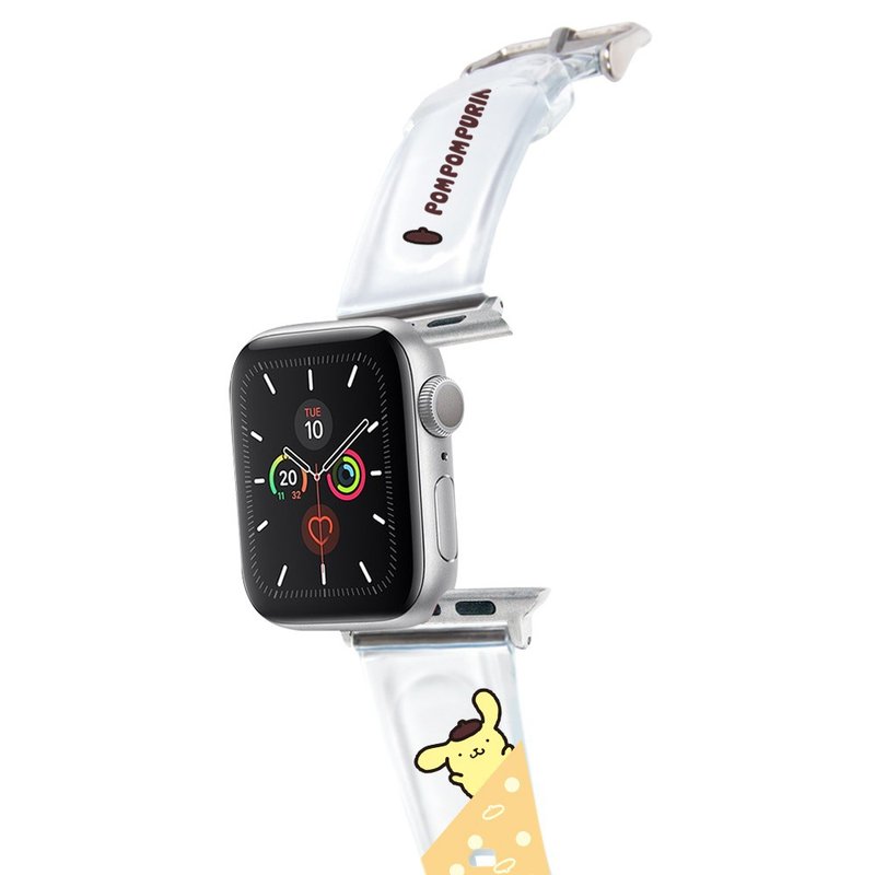 【Hong Man】三麗鷗系列 Apple Watch PVC錶帶 點點布丁狗 - 錶帶 - 塑膠 黃色