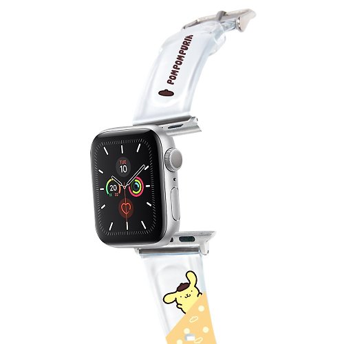 HongMan康文國際 【Hong Man】三麗鷗系列 Apple Watch PVC錶帶 點點布丁狗