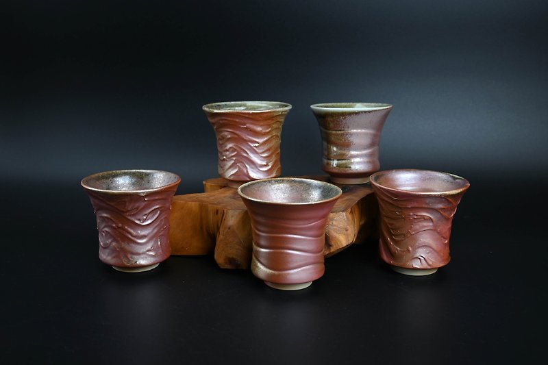 Firewood-fired hand cup [Zhenlin Ceramics] - Teapots & Teacups - Pottery 