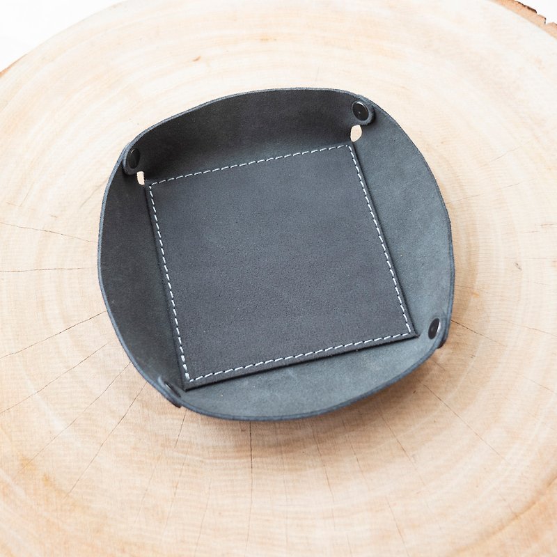 Coin Tray / 缺皮CHAPI - Items for Display - Genuine Leather Gray