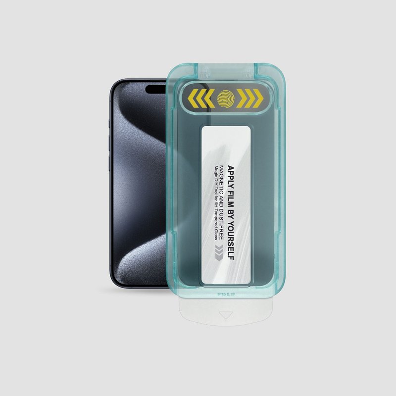 iPhone系列 防窺 滿版螢幕保護貼 玻璃貼 鋼化膜 磁吸貼膜神器 - 手機配件 - 其他材質 透明