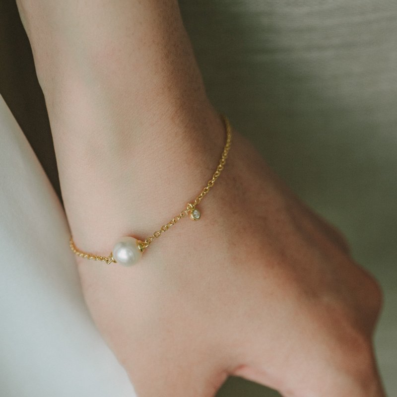Mia_ Akoya Pearl Bracelet - Bracelets - Pearl White