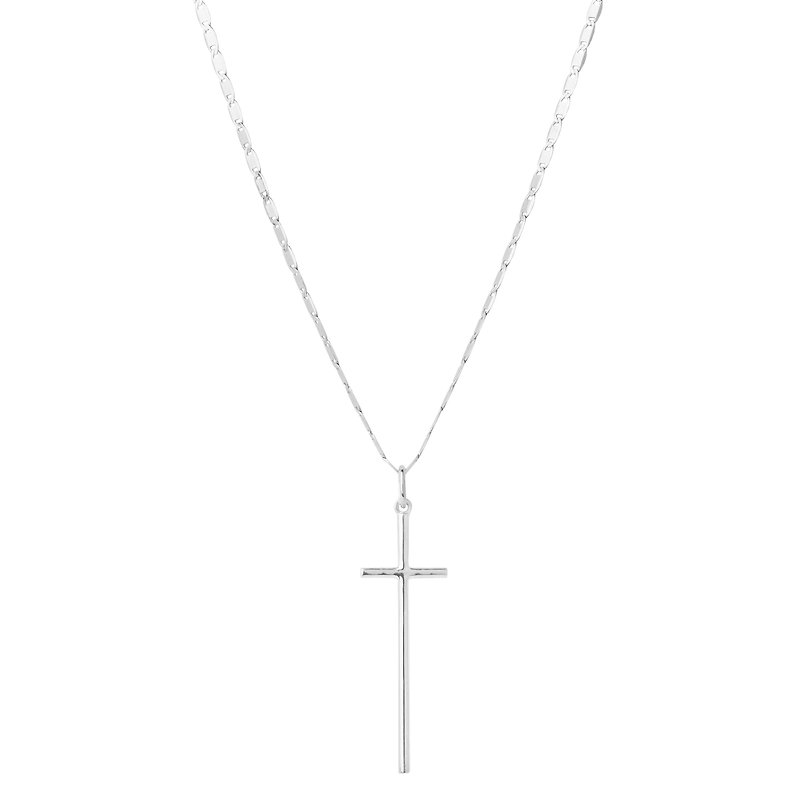 George Cross Necklace - สร้อยคอ - เงินแท้ สีเงิน