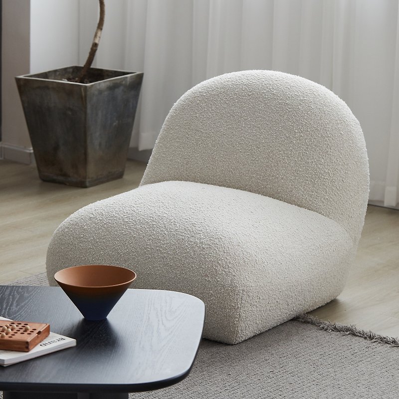 Tangyuan Lounge Chair - Chairs & Sofas - Polyester White