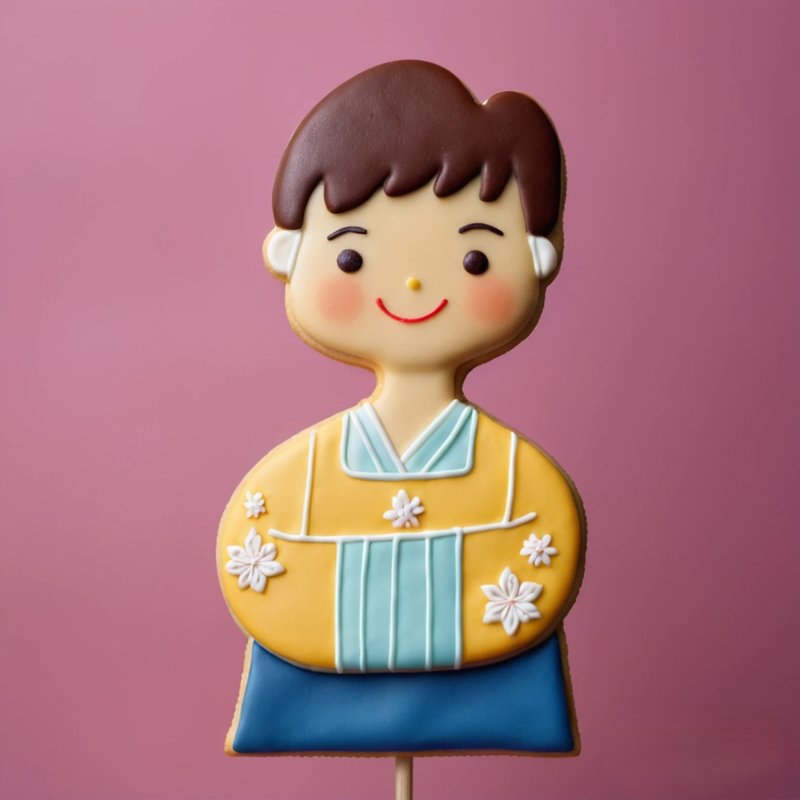 韓服男孩餅乾模具/可商用糖霜餅乾切模與印模/3D列印模具 - 其他數位設計 - 其他材質 