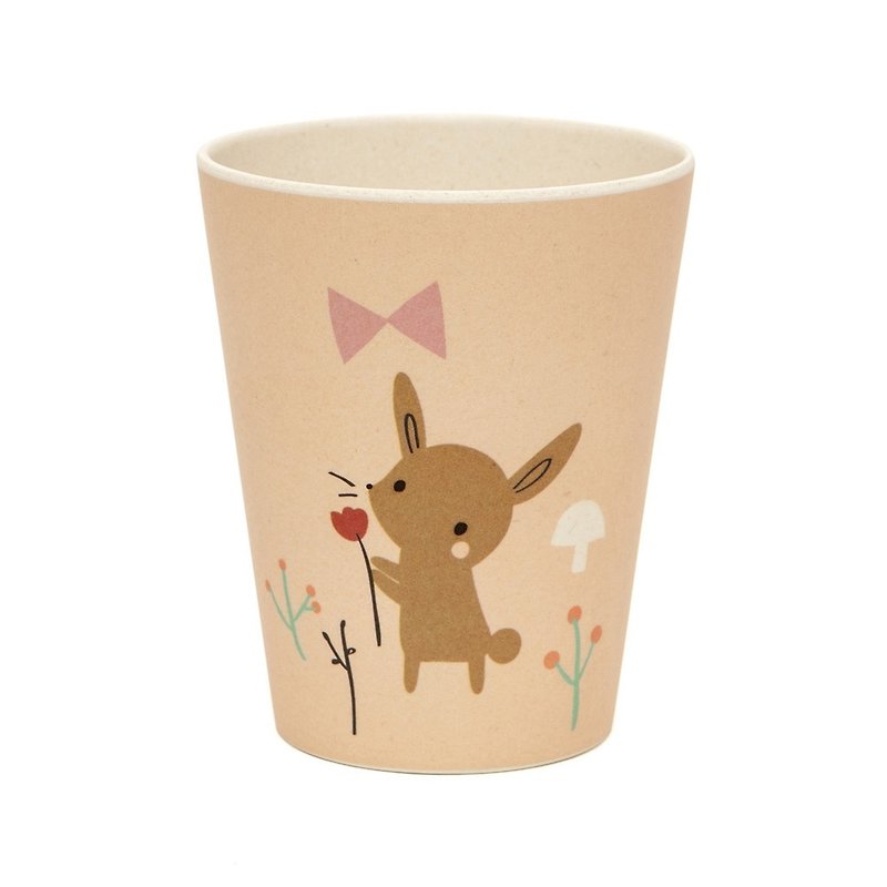 [Out of printout] Dutch Petit Monkey Bamboo Fiber Cup - Bunny - Children's Tablewear - Eco-Friendly Materials 