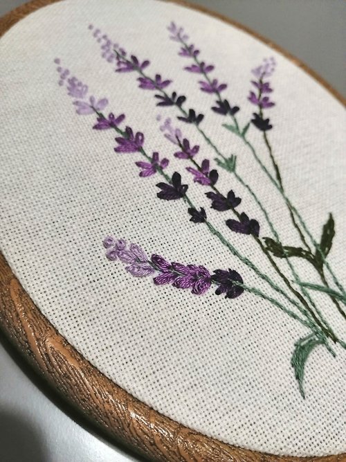 Rico Design Embroidery Hoop Lavender Ø7.6 cm