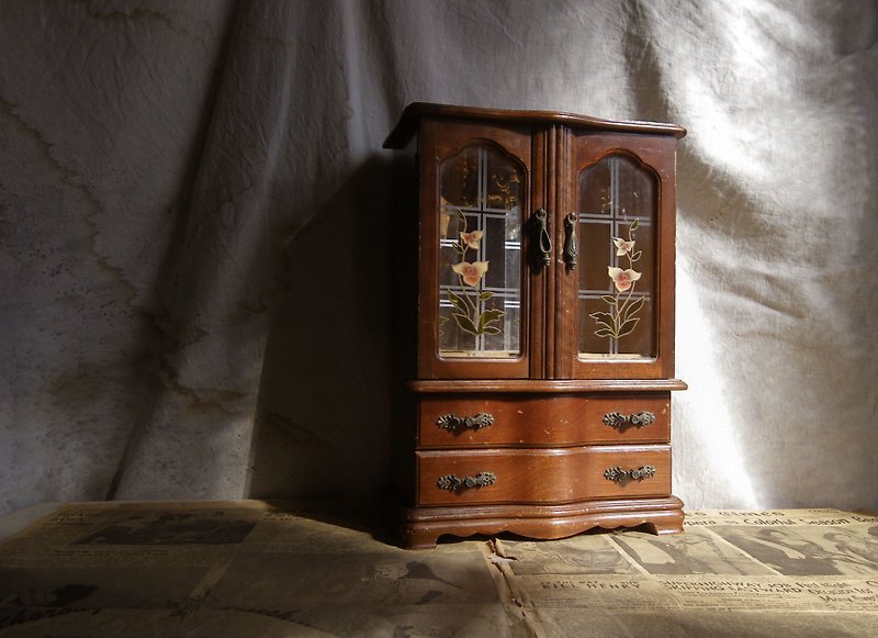 【OLD-TIME】 Early Taiwan jewelry cabinet - Storage - Other Materials 