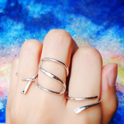 Tamasii Jewellery Show Me Not 隱藏數字純銀戒指 7 8 9