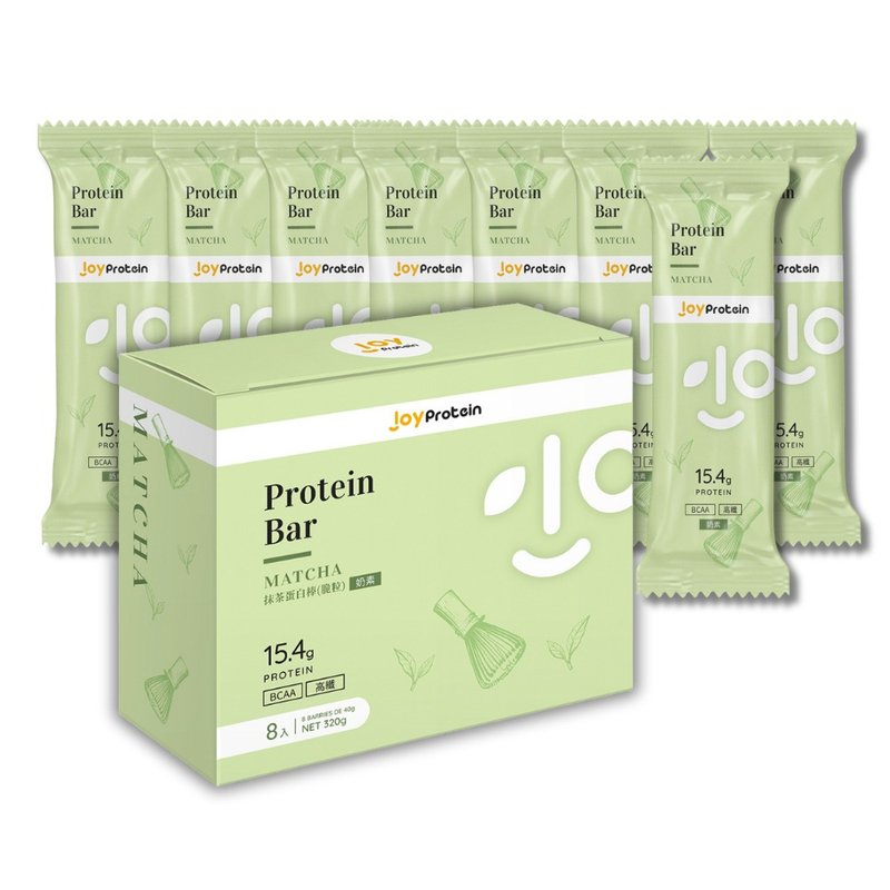 【JoyProtein】Matcha Protein Bar (crispy grain) (40g*8 sticks) - อาหารเสริมและผลิตภัณฑ์สุขภาพ - วัสดุอื่นๆ 