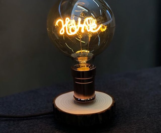 Love Home Led 燈泡木枱燈香港製作手作復古家居餐廳設計品 設計館light With Shade 燈具 燈飾 Pinkoi
