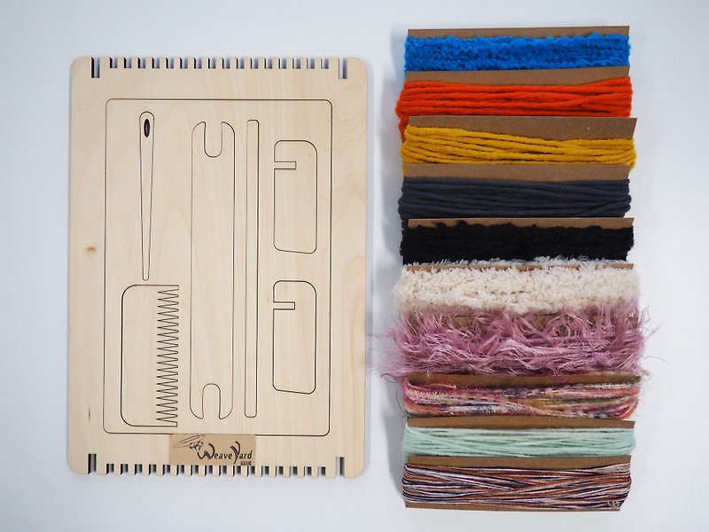 DIY Weaving Kit Set for Beginner - เย็บปัก/ถักทอ/ใยขนแกะ - ผ้าฝ้าย/ผ้าลินิน หลากหลายสี