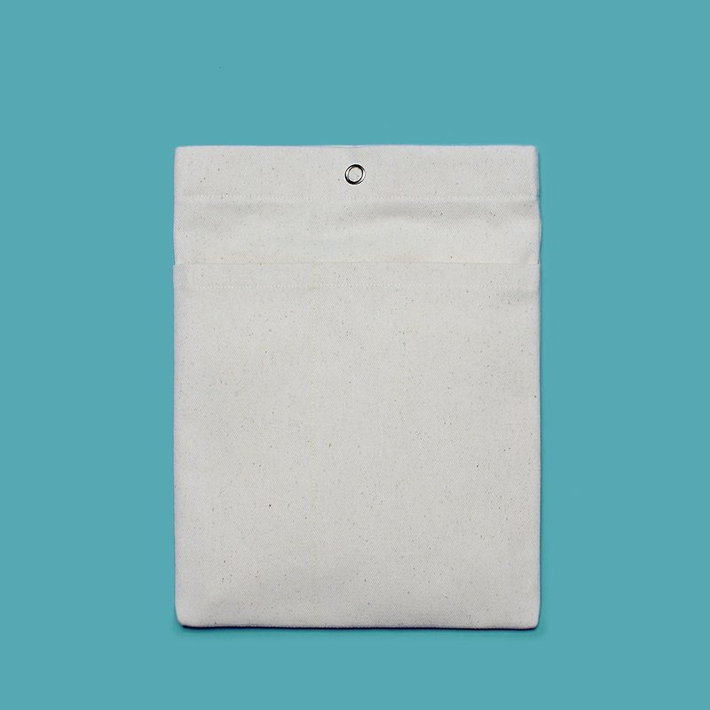可 客製 13吋 平板套 筆電套 書套 可買空白 - 容納13吋以下-FB4 - 平板/電腦保護殼/保護貼 - 棉．麻 白色
