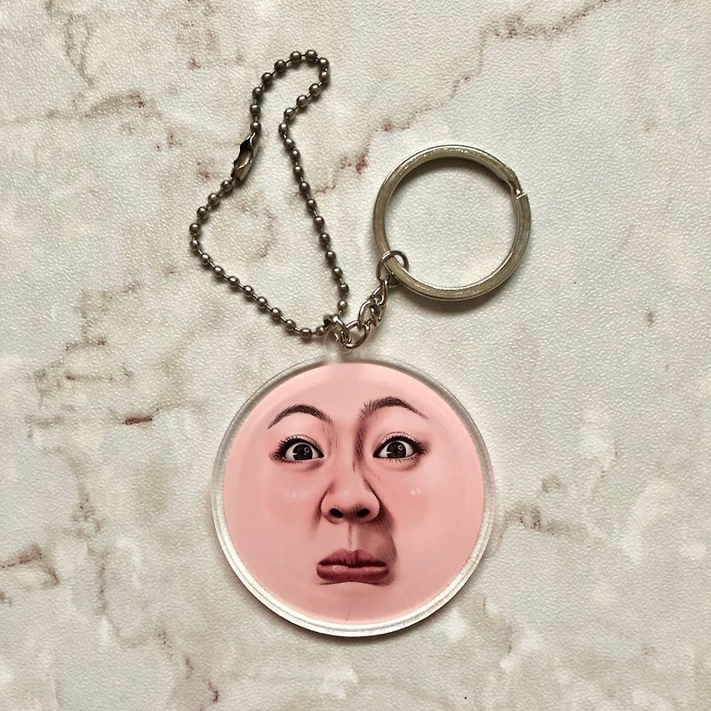 KEY RING ll KEY CHAIN :: face for someone no.19 - 吊飾 - 壓克力 