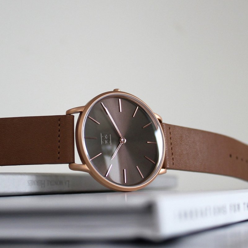 THIN 5010 watch - Brown - นาฬิกาผู้หญิง - หนังแท้ สีนำ้ตาล