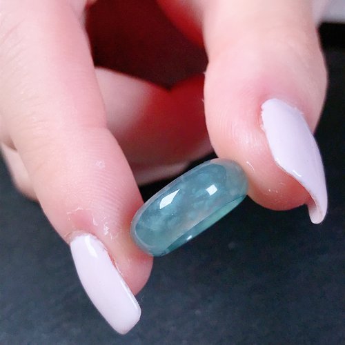 瓔珞珠寶盒 E.L.Jewelry Box 【求‧緣】冰藍水翡翠戒指戒圈 | 國際2圍 | 天然翡翠A貨 | 送禮