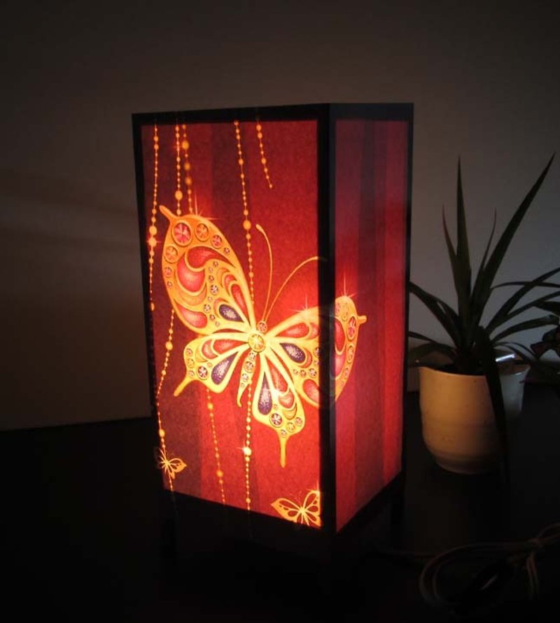 Eternal Butterfly «Dream Light» Serene and Healing Revive! ★ Decorative Stand - Lighting - Paper 