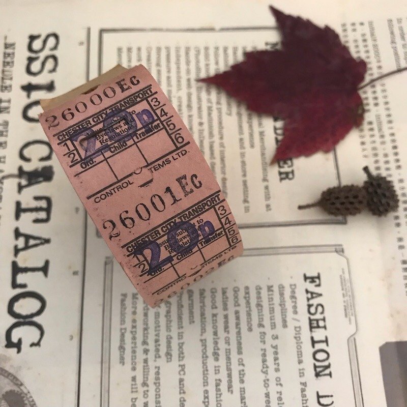 British vintage ticket rolls for sale - Other - Paper 