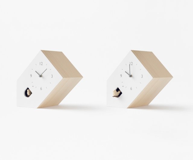 Lemnos Tilt by Nendo Cuckoo Clock - Shop lemnos-taiwan Clocks - Pinkoi