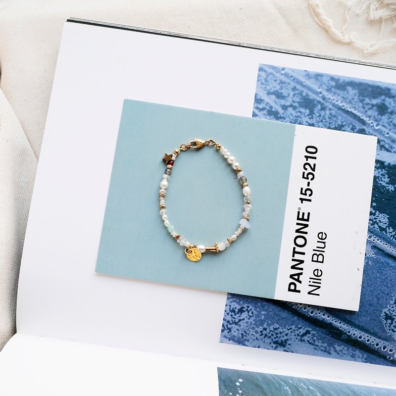 | Just Let The Comets Lead The Way One Ver.7 | Natural Stone Bracelet - Bracelets - Pearl Multicolor