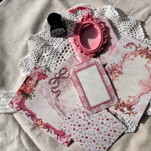Project Chill Dear.Rose Mini Letter set 디어로즈 미니 편지지 세트