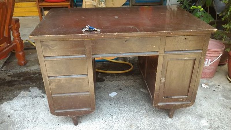 ~ ~ Early cypress and old furniture piece plate cypress desk - อื่นๆ - ไม้ 