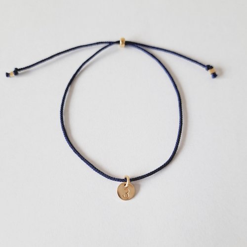 tato-jewelry 數字(ナンバー)コードブレスレット(極細)