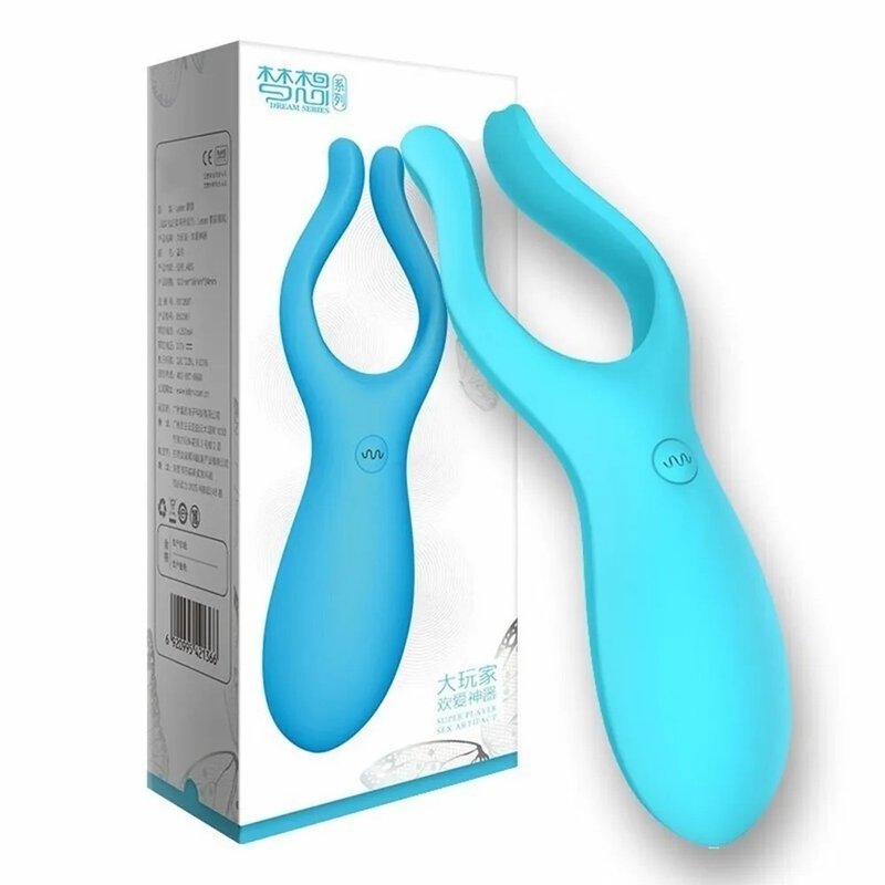 Leten Douwang big player 3x7 frequency multi-functional vibration flirting massage stick - สินค้าผู้ใหญ่ - ซิลิคอน หลากหลายสี