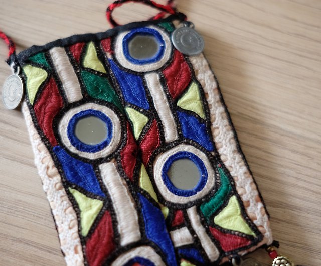 上質仕様 パキスタンアンティーク布手刺繍 手作りバッグ | www