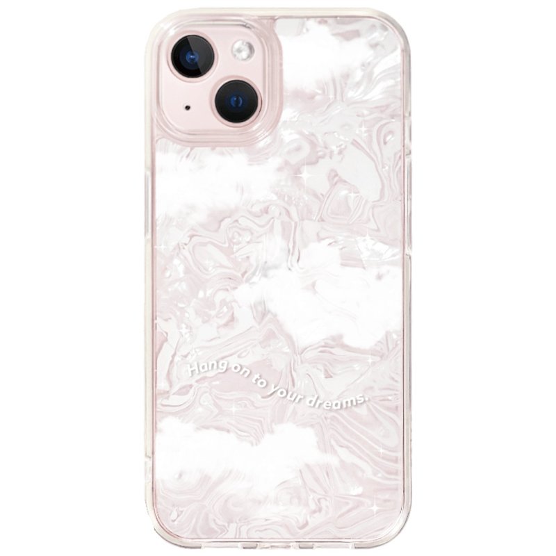 Ink Splash Marble-Daydream Cloud iPhone 14 13 12 pro max Shock Resistant Phone Case