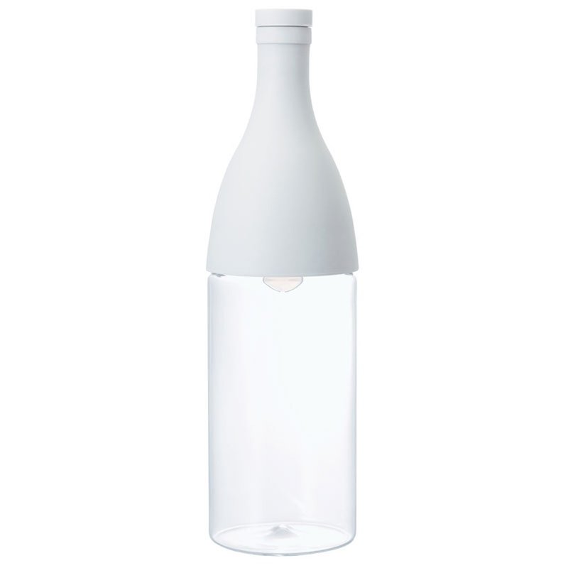 AISNE香檳瓶白色冷泡茶壺/FIE-80-PGR - 咖啡壺/手沖壺 - 玻璃 白色