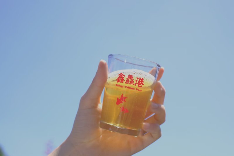 醜物店Baigeegee 鑫鱻港熱炒 生猛活海鮮 熱炒杯 啤酒杯 - 酒杯/酒器 - 玻璃 透明