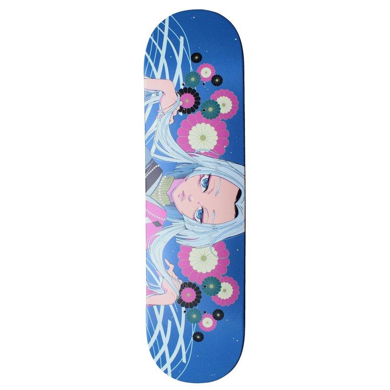 【 日本文様をアップデートする 】ヤツキナツミ　コラボスケボーデッキ - 海報/掛畫/掛布 - 木頭 多色