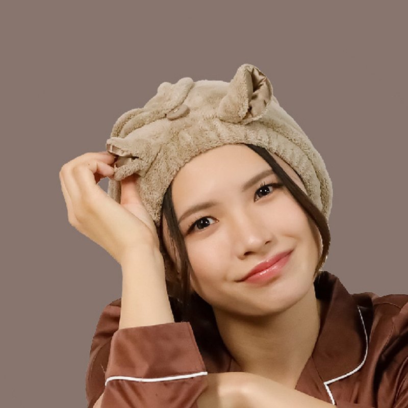 CB Japan animal-shaped microfiber head wrap (three styles available) - Other - Polyester 