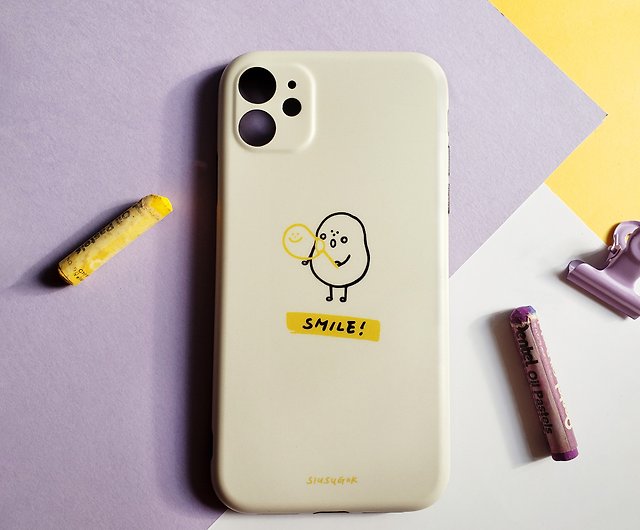 Smile 携帯ケース マットオールインクルーシブソフトケース ショップ Siusugok スマホケース Pinkoi
