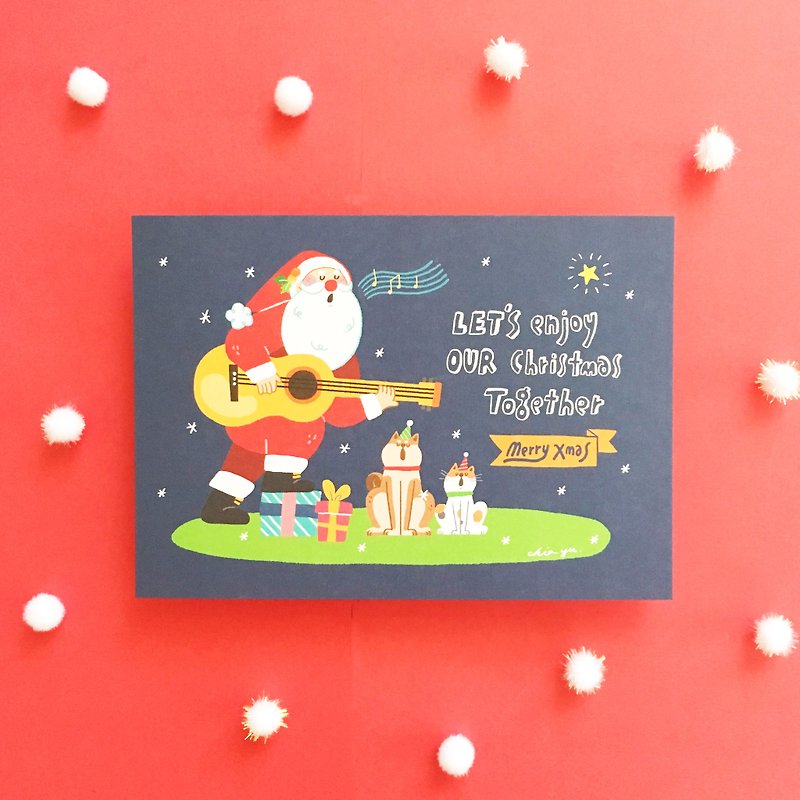 (14) Christmas song for you! / Postcard - การ์ด/โปสการ์ด - กระดาษ หลากหลายสี