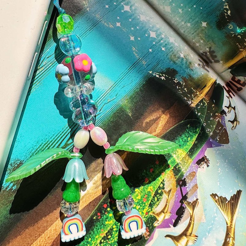 ELVEN GARDEN PHONE STRAP - Lanyards & Straps - Glass 