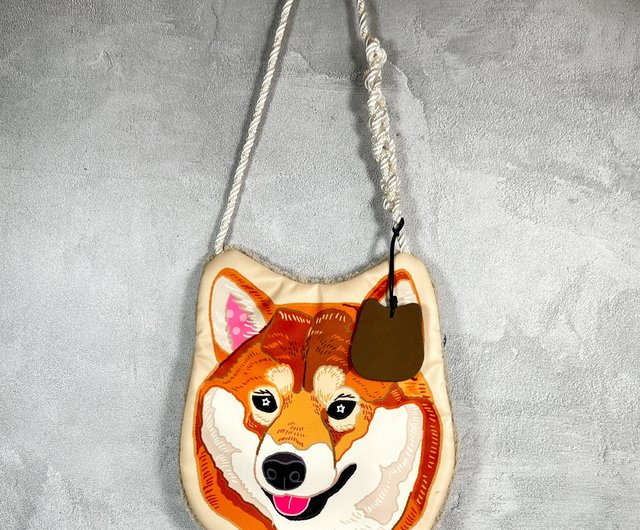 ペット刺繍　ショルダーバッグ 楽天市場】お散歩バッグ オリジナル 撥水 ショルダーバッグ 名前