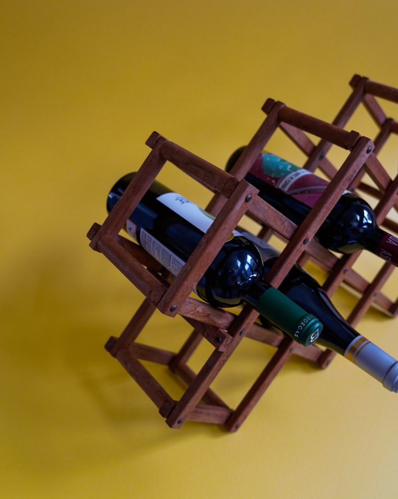 Early wooden wine rack - อื่นๆ - ไม้ สีนำ้ตาล